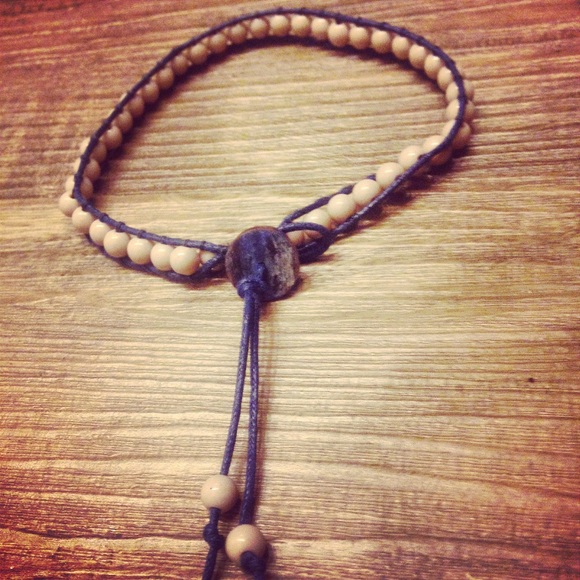 💥💥💥Navy blue&tan anklet