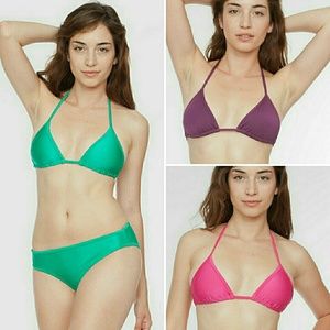 Bundle of 3 AA Triangle Bikini Tops - Size Medium