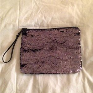 NWOT Gap Color Shifting Sequin Foldover Clutch