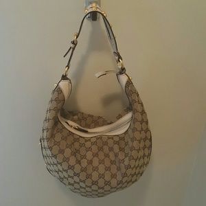 Gucci studded hobo