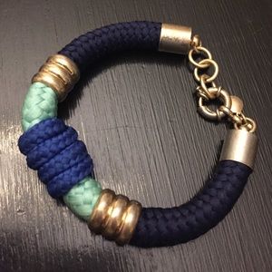 J.Crew Rope Blue Bracelet