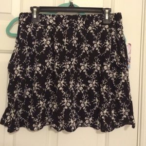 Floral skater skirt