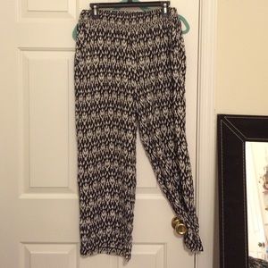 High waist palazzo pants