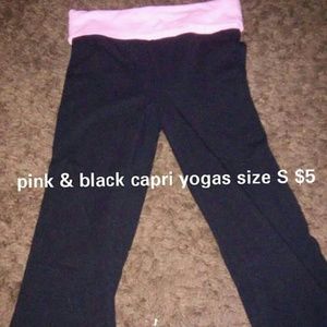 Tank and capri yogas