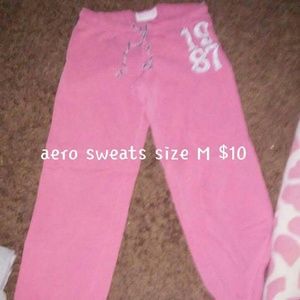 Both aeropostale. Pink is medium & grey is small