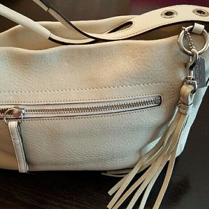 Off white Leather Coach