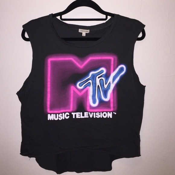 River Island Oldschool MTV muscle tee