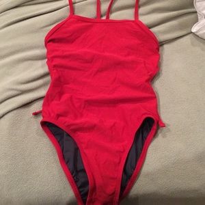 Jolyn Red one-piece racing suit