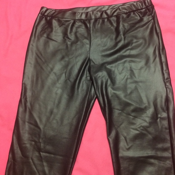 Guess leggings leather