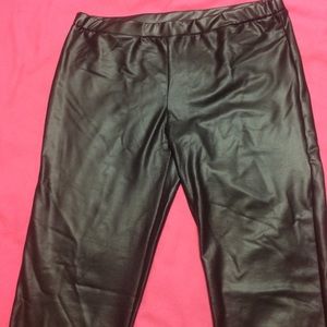 Guess leggings leather