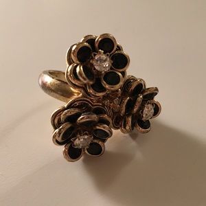 New York & Company Flower Cluster Ring