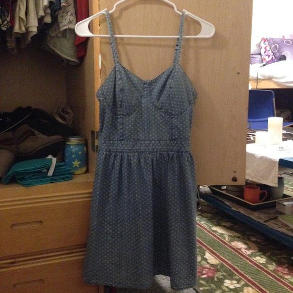 Blue Polka Dot Dress