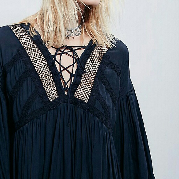 NWT Free people Dont Let Go Ppeasant Top - Picture 4 of 4