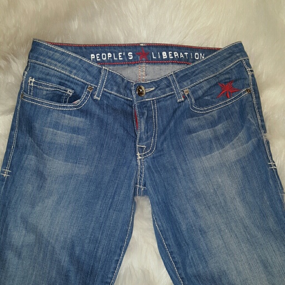 ✨SALE🎉People's Liberation bootcut jeans - Picture 2 of 4