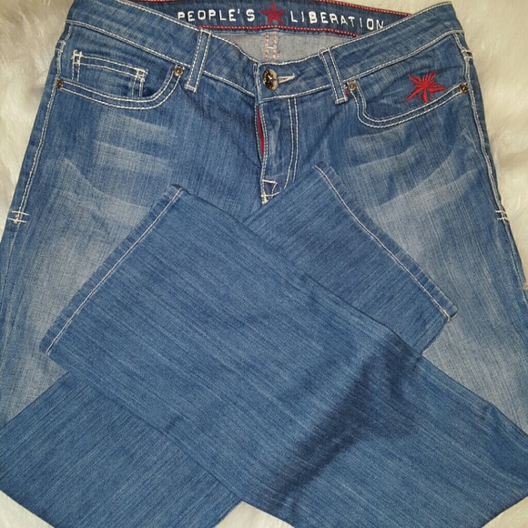 ✨SALE🎉People's Liberation bootcut jeans - Picture 3 of 4