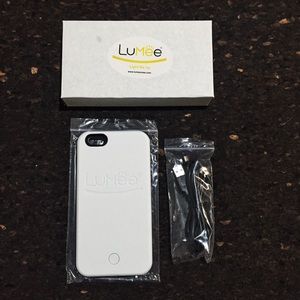 White Lumee iPhone 6 Plus Case