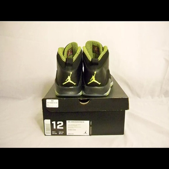 Authentic Air Jordan Retro 10 Venom Green - Men\'s