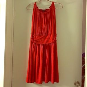 EUC Express Ruched Jersey Drape Dress M