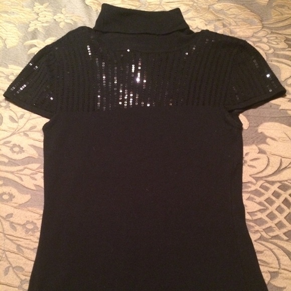 White House Black Market Sweaters - Black Turtleneck Sweater