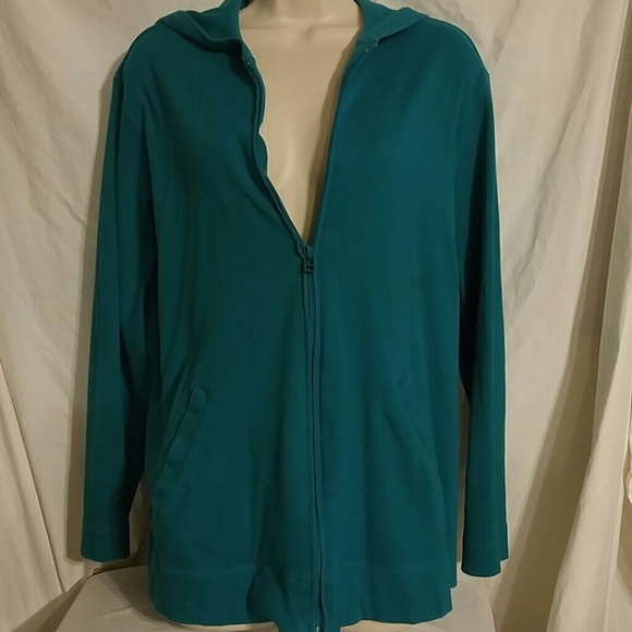 Venezia Jeans 14/16 green, lt. Jacket w/hood