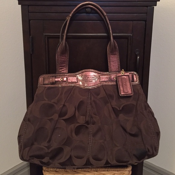 Sateen Coach purse