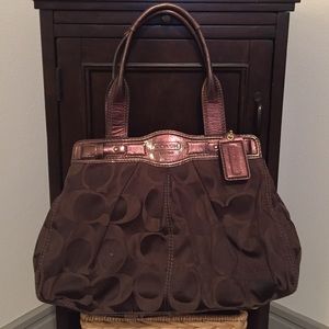 Sateen Coach purse