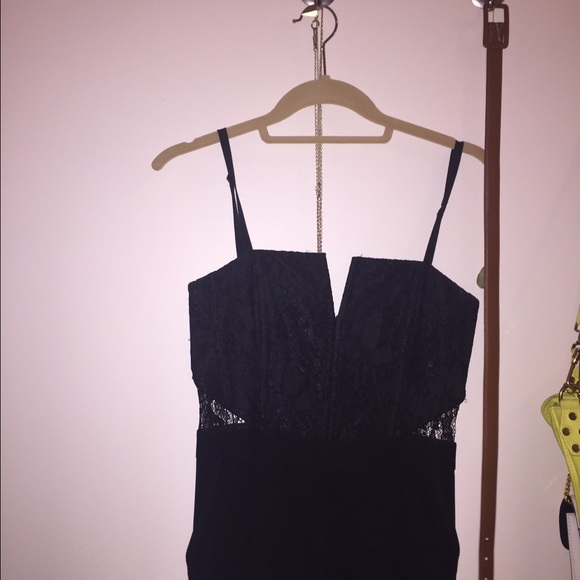 *sold* Alice and Olivia black jumpsuit - Picture 2 of 2