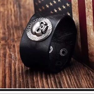 Genuine leather Harley Davidson bracelet