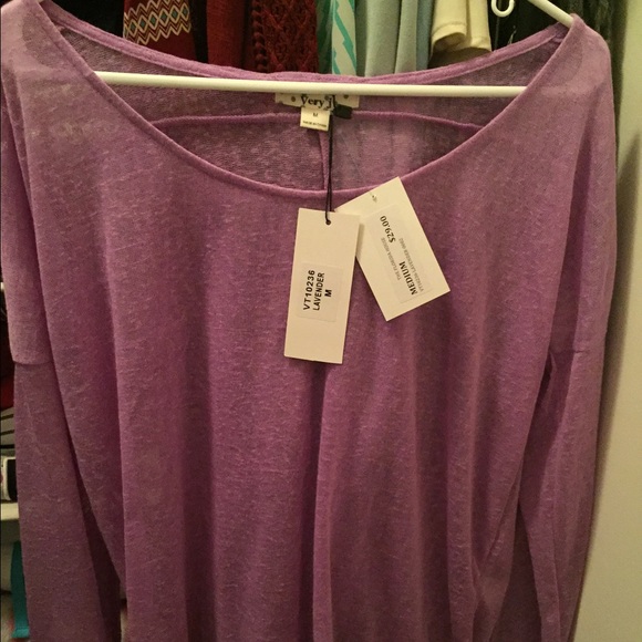 Lavender long sleeve tshirt