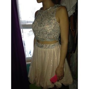 Two piece homecoming dress