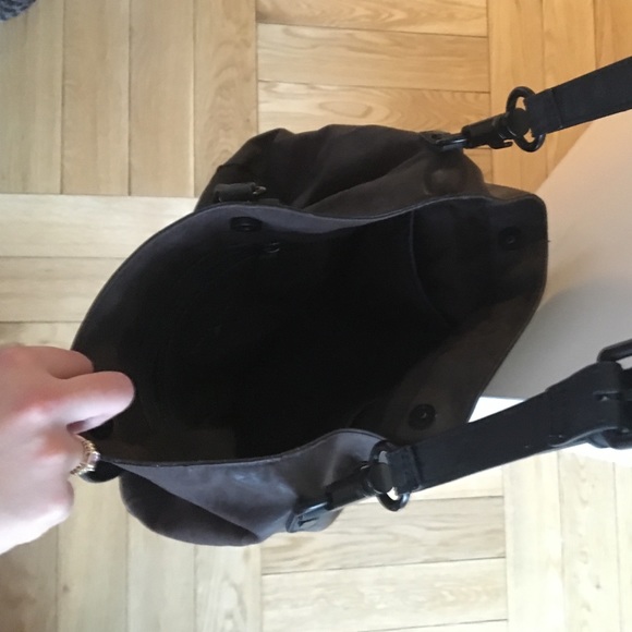 Dark brown leather Hobo - Picture 2 of 4