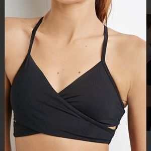 NWT Forever 21 low impact criss-cross sports bra