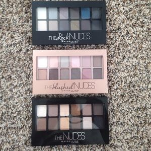 All Three Maybelline Nudes Palettes