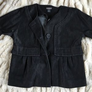 🌺🌺Kenneth Cole denim crop jacket size 4
