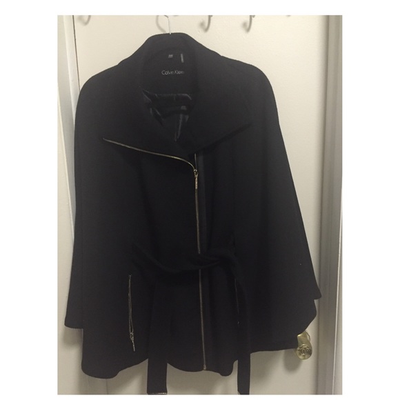 Calvin Klein Jackets & Blazers - Calvin Klein Belted Cape Coat