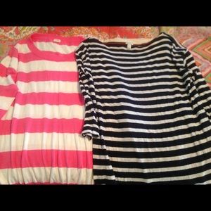 JCrew striped shirts