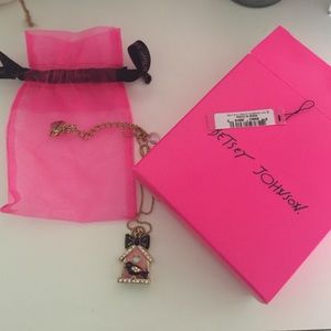 Betsy Johnson Birdhouse Necklace