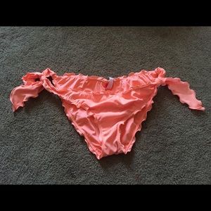 VS ruffle bikini bottoms in orange