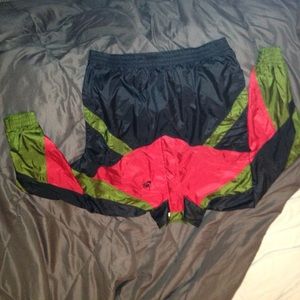 Vintage Nike Windbreaker black/red/olive