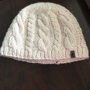 North face winter hat! Cream colored!