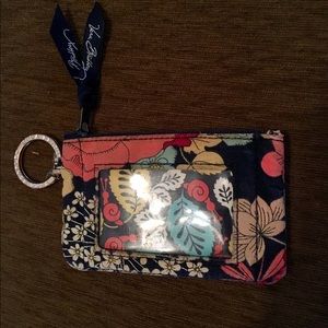 Vera Bradley Zip ID Case in Happy Snails