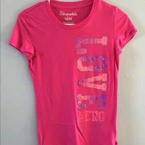 Aeropostale Fuchsia Pink Love Tee- Medium