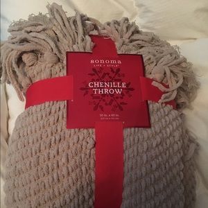 Chenille throw