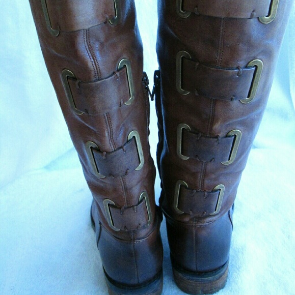 Arturo Chiang brown riding boots 6.5 M