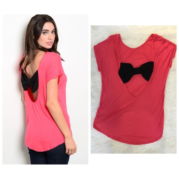 Pink with back bow