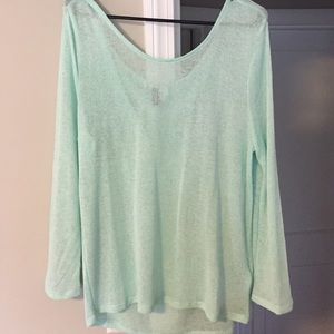 Adorable swoop neck sweater from H & M