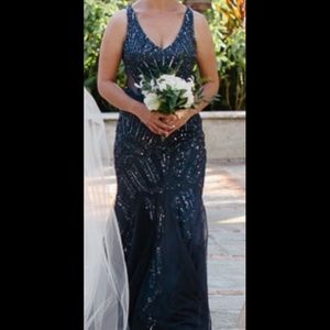 Adrianna Papell beaded dress