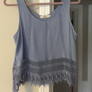 Crop top tank top