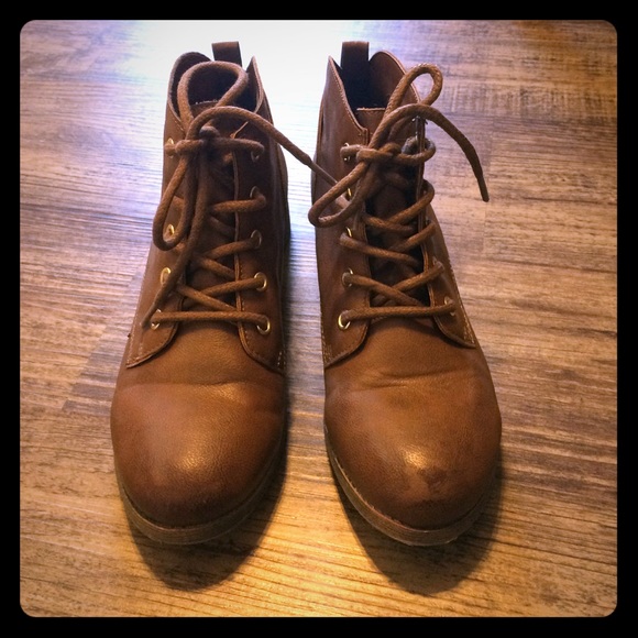 Faux Leather Booties