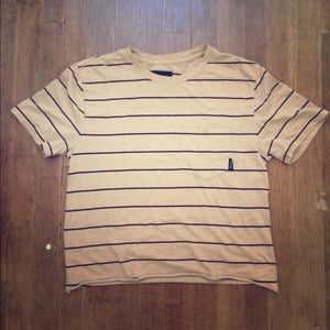 Brixton striped pocket T
